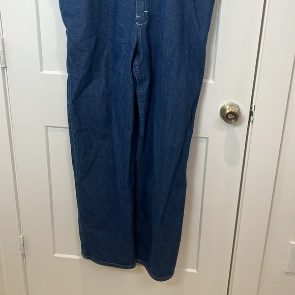 Dickies Blue Denim overalls with Red Label size large. - Picture 3 of 15